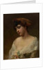 Young Woman in a Red Beret by Konstantin Yegorovich Makovsky