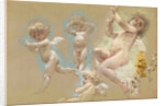 Putti. Interior Décor of the Baron von Dervis Mansion in Petersburg by Konstantin Yegorovich Makovsky