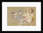 Putti. Interior Décor of the Baron von Dervis Mansion in Petersburg by Konstantin Yegorovich Makovsky