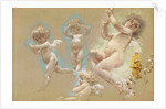 Putti. Interior Décor of the Baron von Dervis Mansion in Petersburg by Konstantin Yegorovich Makovsky