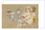 Putti. Interior Décor of the Baron von Dervis Mansion in Petersburg by Konstantin Yegorovich Makovsky