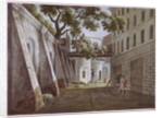 The Court of the Pavel Gagarins House by Andrei Yefimovich Martynov