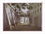 The Court of the Pavel Gagarins House by Andrei Yefimovich Martynov