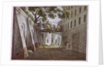 The Court of the Pavel Gagarins House by Andrei Yefimovich Martynov