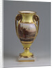 Decorative vase with the view of the M. Kutuzov-monument and the Kazan-Virgin-Cathedral, 1830-1840s by Master of the A. Popov Factory
