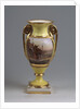 Decorative vase with the view of the M. Kutuzov-monument and the Kazan-Virgin-Cathedral, 1830-1840s by Master of the A. Popov Factory