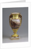 Decorative vase with the view of the M. Kutuzov-monument and the Kazan-Virgin-Cathedral, 1830-1840s by Master of the A. Popov Factory