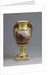 Decorative vase with the view of the M. Kutuzov-monument and the Kazan-Virgin-Cathedral, 1830-1840s by Master of the A. Popov Factory