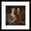 Self-portrait with the wife, c. 1729 by Andrei Matveyevich Matveyev