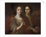Self-portrait with the wife, c. 1729 by Andrei Matveyevich Matveyev