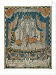 Sketch of the program page for the play The Love for Three Oranges by C. Gozzi, 1915 by Vsevolod Emilyevich Meyerhold