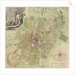 Map of Moscow, 1739 by Ivan Fyodorovich Michurin