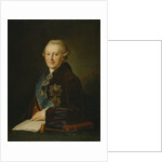 Portrait of Prince Alexander Alexeyevich Vyazemsky, 1780s by Leonty Semyonovich Miropolsky