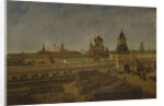The Ilyinsky Gates in Moscow, Mid of the 19th cen by Pyotr Ivanovich Moiseyev