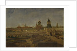 The Ilyinsky Gates in Moscow, Mid of the 19th cen by Pyotr Ivanovich Moiseyev