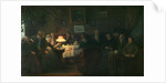 The reading of the novella The Kreutzer Sonata at the Leo Tolstoy House, 1889 by Grigori Grigoryevich Myasoedov
