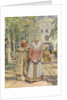 Outside the Monastery Gate, 1916 by Vasily Ivanovich Navozov