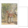 Outside the Monastery Gate, 1916 by Vasily Ivanovich Navozov
