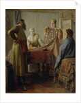Scene from everyday life of the 17th century, Mid of the 19th cen by Nikolai Vasilyevich Nevrev