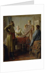 Scene from everyday life of the 17th century, Mid of the 19th cen by Nikolai Vasilyevich Nevrev