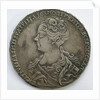 Silver Ruble of Catherine I, 1726 by Russian coins Numismatic