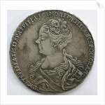 Silver Ruble of Catherine I, 1726 by Russian coins Numismatic