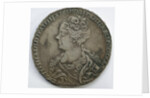 Silver Ruble of Catherine I, 1726 by Russian coins Numismatic