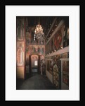 Interior with the iconostasis in the Saint Robe Church in the Moscow Kremlin, 1627 by Old Russian Architecture