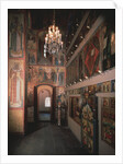 Interior with the iconostasis in the Saint Robe Church in the Moscow Kremlin, 1627 by Old Russian Architecture
