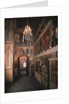Interior with the iconostasis in the Saint Robe Church in the Moscow Kremlin, 1627 by Old Russian Architecture
