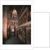 Interior with the iconostasis in the Saint Robe Church in the Moscow Kremlin, 1627 by Old Russian Architecture