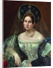 Portrait of a woman in the Russian court dress, ca 1835 by Pimen Nikitich Orlov
