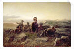 Plastuns at Sevastopol, 1874 by Vasili Grigoryevich Perov