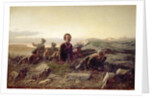 Plastuns at Sevastopol, 1874 by Vasili Grigoryevich Perov