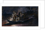 Night spear fishing, 1870s by Vasili Grigoryevich Perov