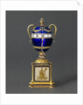 Blue Serpent Clock Egg, 1895 by Michail Pershin