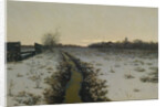 Winter evening, 1888 by Konstantin Konstantinovich Pervukhin