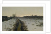 Winter evening, 1888 by Konstantin Konstantinovich Pervukhin