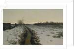 Winter evening, 1888 by Konstantin Konstantinovich Pervukhin