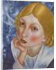 Portrait of Ria, 1915 by Kuzma Sergeyevich Petrov-Vodkin