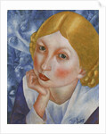 Portrait of Ria, 1915 by Kuzma Sergeyevich Petrov-Vodkin