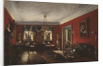 The drawing room in the Nashchokin House in Moscow, Early 1840s by Nikolai Ivanovich Podklyuchnikov