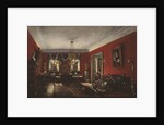 The drawing room in the Nashchokin House in Moscow, Early 1840s by Nikolai Ivanovich Podklyuchnikov