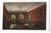 The drawing room in the Nashchokin House in Moscow, Early 1840s by Nikolai Ivanovich Podklyuchnikov