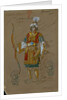 Costume design for the opera Ruslan and Lyudmila by M. Glinka, 1885 by Evgeni Petrovich Ponomarev