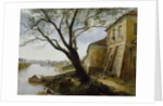 Over the Yauza River in Moscow, 1860 by Alexander Pavlovich Popov