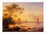 View on the Rose pavillion (Ozerki) in Peterhof by Ludwig Premazzi