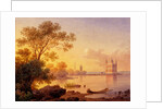 View on the Rose pavillion (Ozerki) in Peterhof by Ludwig Premazzi
