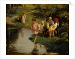 Children Fishing, 1882 by Illarion Mikhailovich Pryanishnikov