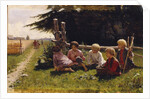 Children in ambush by Illarion Mikhailovich Pryanishnikov
